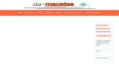 Desktop Screenshot of de-macetas.com