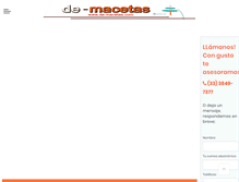 Tablet Screenshot of de-macetas.com